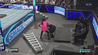 WWE 2K24 Octavia #helluvaboss Vs Uzi Doorman #murderdrones