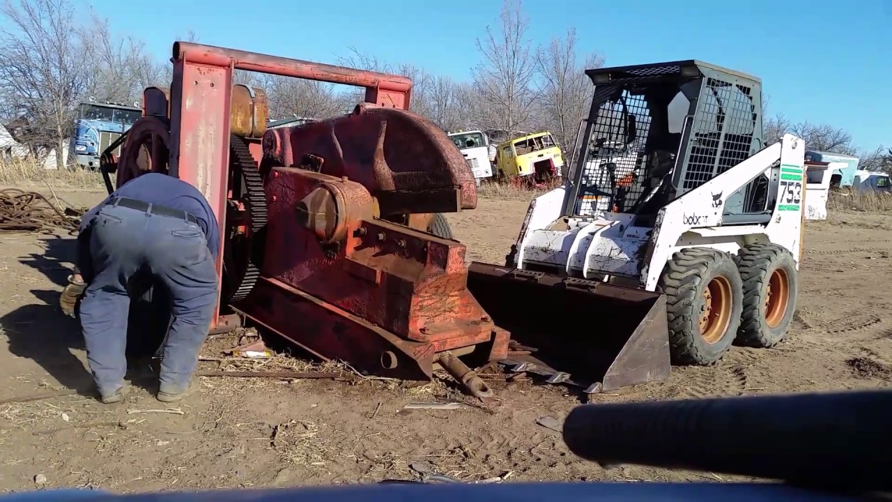 Cummins scrap metal shear in pratt ks YouTube