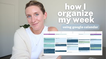 How I Plan My Week as an Entrepreneur | Google Calendar & Career Planner Workflow