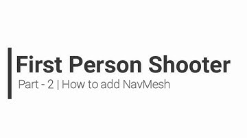 First Person Shooter in Unity Part 2 | add navmesh | #firstpersonshooter #gamedevelopment #unity3d