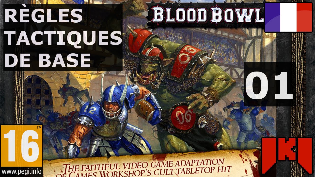 Blood Bowl - Règles Tactiques Gameplay FR 01 - Humains Vs Morts-Vivants