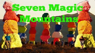 Seven Magic Mountains Las Vegas Nv . 7 Montañas Magicas Hiking