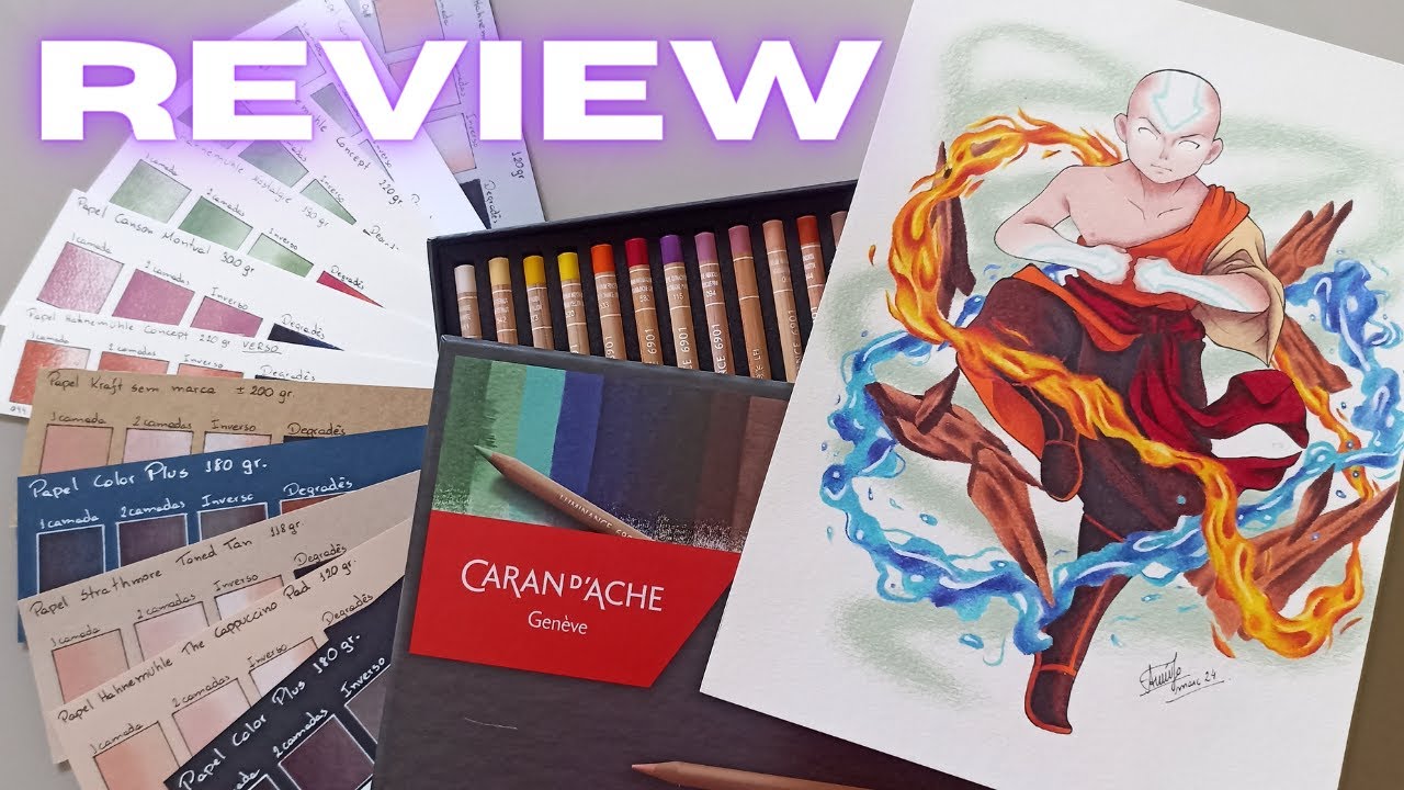 Testando o Lápis de cor Carand'Ache Luminance | Review