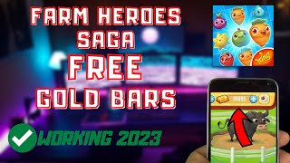 Farm Heroes Saga Hack | Farm Heroes Saga Glitch Unlimited Free Gold Bars 2023 [Android/iOS] screenshot 3