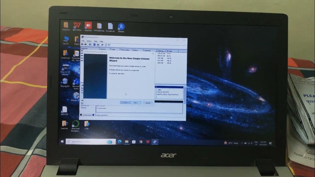 What to do if Second HDD in Caddy not getting Detected in Windows 10