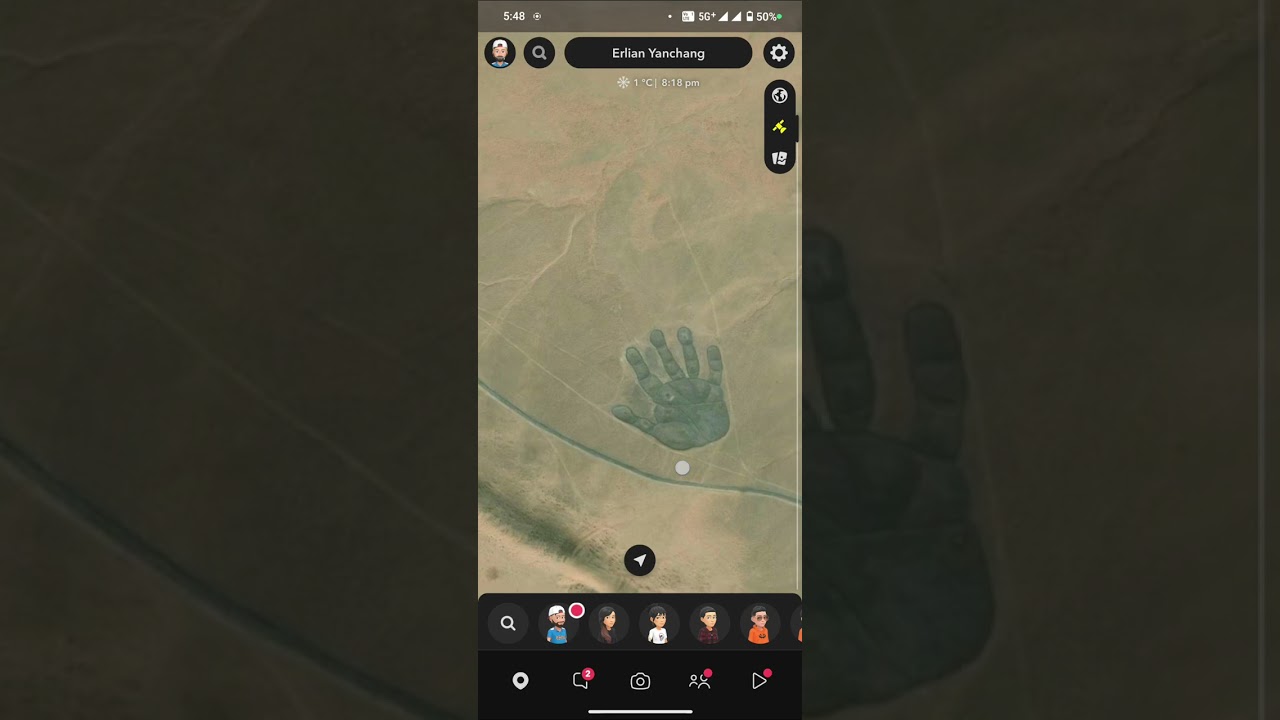 The Giant Handprint of the Desert: A Mystery from Above♥️🫀 