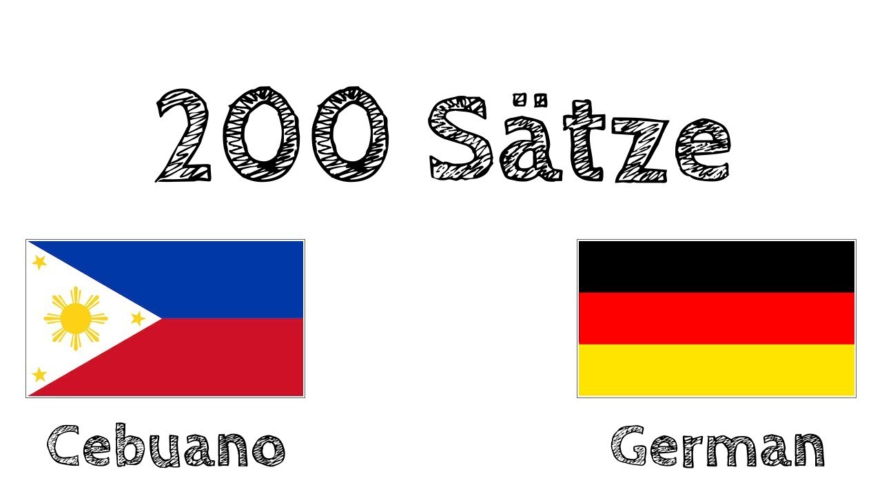 200 Sätze - Cebuano - Deutsch