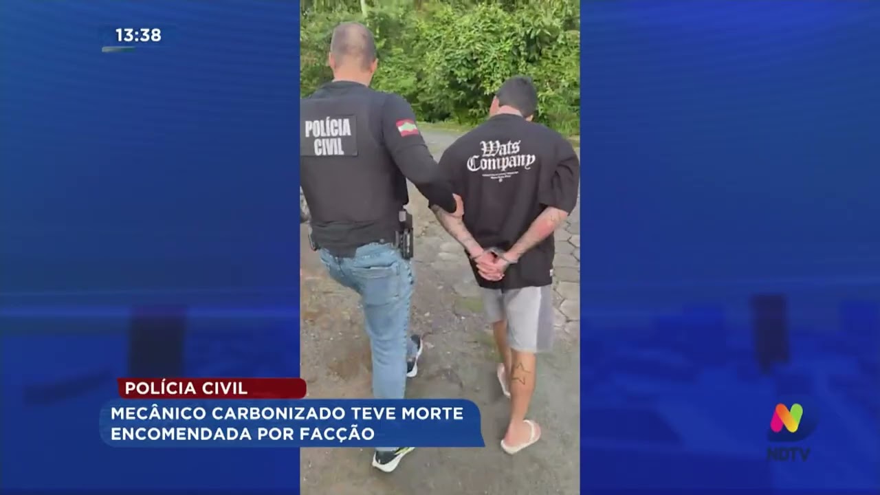 Polícia Civil: mecânico carbonizado teve morte encomendada por facção