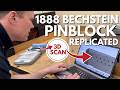 PROGRESS: Ohio Heirloom 1888 Bechstein Grand Piano—3D Scan &amp; CNC Cracked Pinblock Restoration!