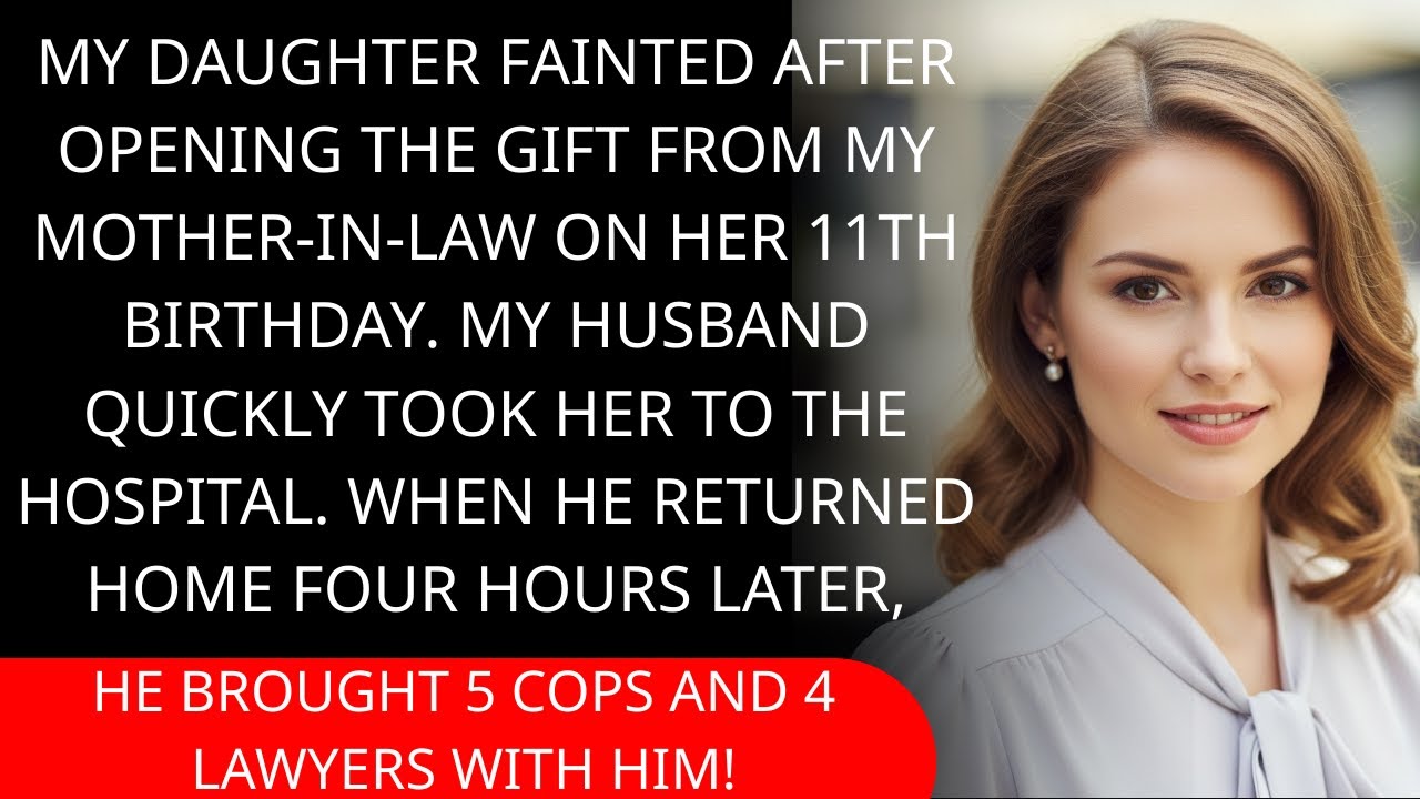 My daughter fainted after opening a gift from my mother-in-law on her 11th birthday.