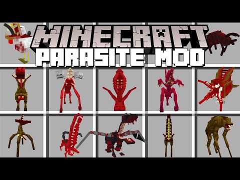Minecraft PARASITE MOD / PARASITE APOCALYSPE MOD! (Minecraft Mods)