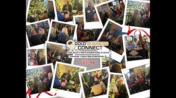 Gold Business Connect Holiday Networking Short Recap Video