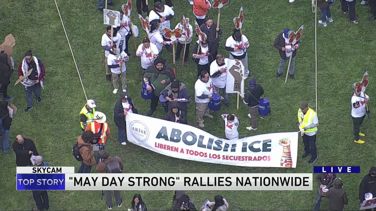 May Day events kick off across Chicago - YouTube