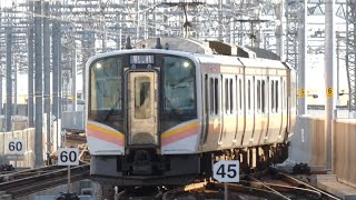 JR東日本　E129系 B1編成　新潟駅　入線