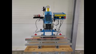 Lochreihenbohrmaschine / Topfbandbohrmaschine Hettich Typ Blue Max 8/FS