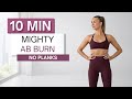 10 min mighty ab burn workout  no planks  intense with modifications provided