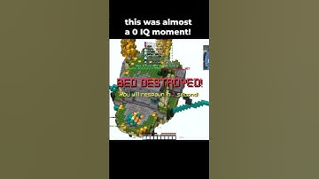 Bedwars 0 IQ Moment