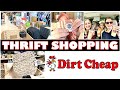 THRIFT SHOPPING ⚫️THRIFTING FOR HOME DECOR ⚫️ THRIFTING  DIRT CHEAP AND HAUL ⚫️ BDAY THRIFT SHOPPING