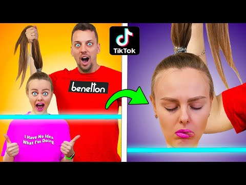 ПОВТОРЯЮ МОДНЫЕ ТРЕНДЫ ТИК ТОКА и LIKEE! ЛУЧШИЕ идеи и Лайфхаки | Как стать популярной