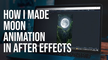 Glowing Moon Loop Animation in After Effects | Tutorial