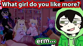 Vedal Just Got Hit With The Worst Question A Guy Can Be Asked At A Girls Sleepover