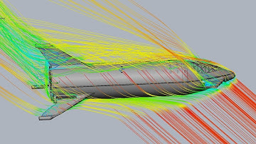 Space-X Updated BFR 2018 Detailed Aerodynamics Simulation - SolidWorks Flow Simulation