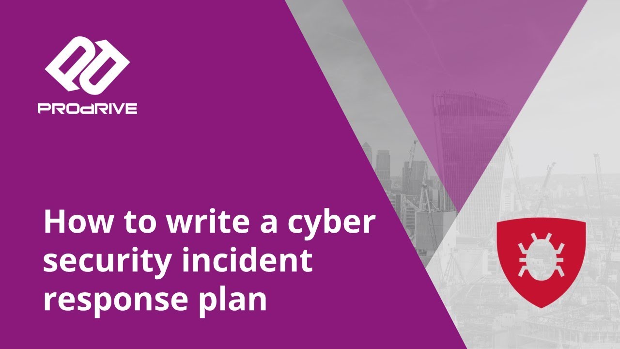 How to write a Cyber Incident Response Plan - YouTube