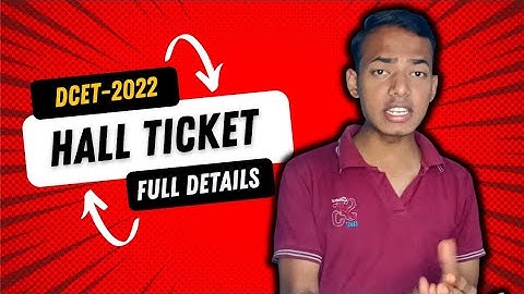 DCET 2022 HALL TICKET FULL DETAILS UNIQUE GLOBAL NETWORK
