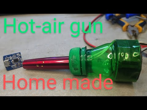 How to make hot air soldering gun | Heat gun kaise banaen | Homemade diy smd soldering machine.