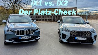 BMW iX1 vs. BMW iX2: Das sind die Platz-Unterschiede im Innenraum und Kofferraum