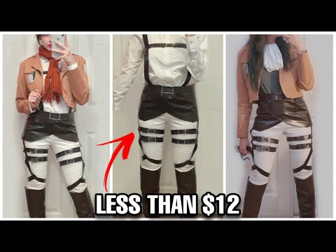 LOW BUDGET ATTACK ON TITAN COSPLAY DIY