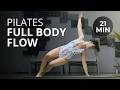 PILATES FULL BODY FLOW  | Workout for Deep Core &amp; Control (No Equipment)