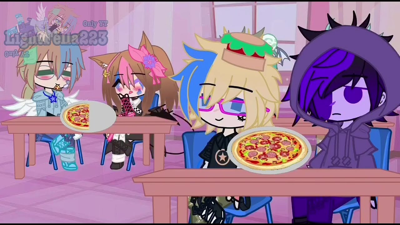 Past Forsaken Love Triangle Part 1 (🍕🍔&🎭🍔College AU)