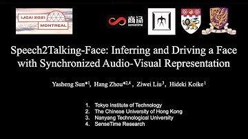 Speech2Talking-Face: Inferring and Driving a Face with Synchronized Audio-Visual Representation.