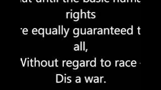 Bob Marley - War - lyrics.wmv