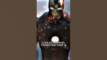 Coolest marvel transition ever 🥶 Wait for it #shorts #marvel #transition