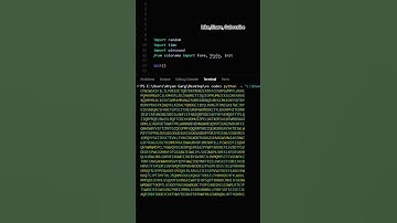 47/100—Python Code(Hacker Matrix with Beep Sound)#codequest.#coding #python #cursor #ytshorts