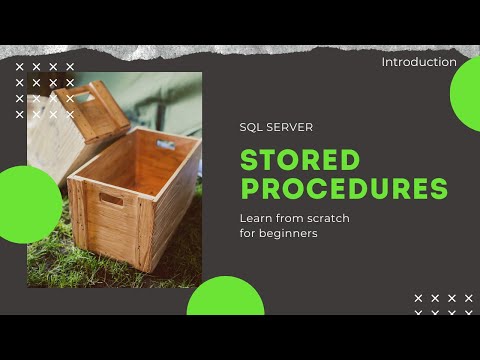 stored procedure tutorial for beginners | Learn from scratch (for beginners) - Brief Introduction