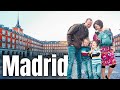 4 Days in Madrid on Economy Light | Family of 5 Ultralight Minimalist Traveling with kids and baby!