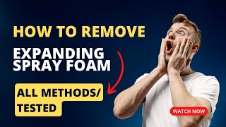 How To Remove - Expanding Spray Foam - Every Method Possible by Mastering How-To 12,431 views 1 year ago 6 minutes, 24 seconds