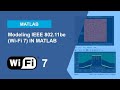 Modeling IEEE 802.11be (Wi-Fi 7) in MATLAB