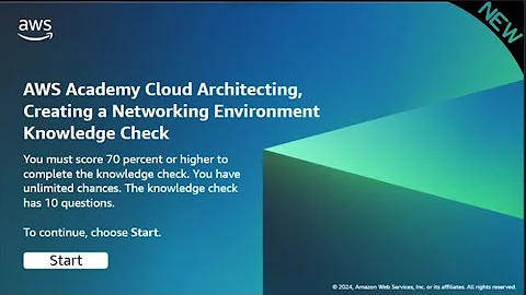 Module 7 Knowledge Check Answers | AWS CLOUD ARCHITECTING | UPDATED