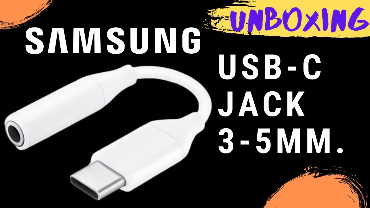 Unboxing adaptador de USB-C Jack 3.5mm. de SAMSUNG en español
