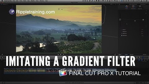 Imitating a Gradient or "Grad" Filter with a color mask in Final Cut Pro X