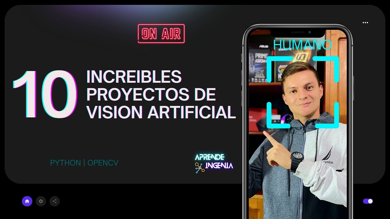 10 INCREIBLES PROYECTOS DE VISION ARTIFICIAL | Python OpenCV