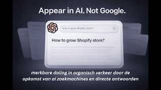 merkbare daling in organisch verkeer door de opkomst van ai zoekmachines en directe antwoorden