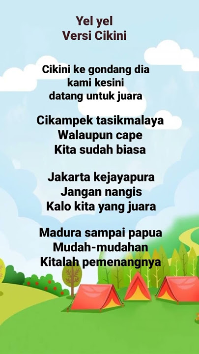 Yel-yel pramuka versi Cikini #cikini #cikinikegondangdia #yelyel #pramuka