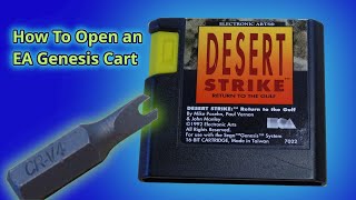 How to Open a EA Genesis Game Cartridge screenshot 2