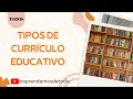 Todos los tipos de currculo educativo  all types of educational curriculum