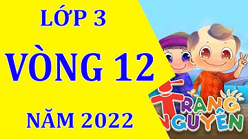 VÒNG 12, TRẠNG NGUYÊN TIẾNG VIỆT LỚP 3 NĂM 2022